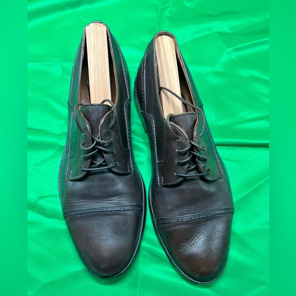 Bostonian Dark Brown Leather Oxfords (MB2) - Picture 5 of 12